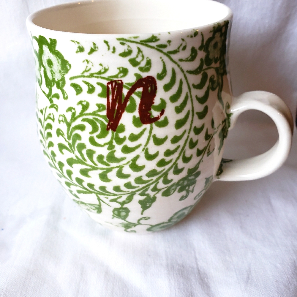 Anthropologie "N" Mug